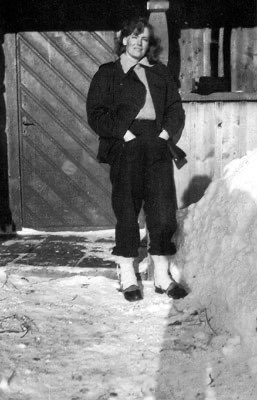 Garbo in Tistad. Sweden, 1935