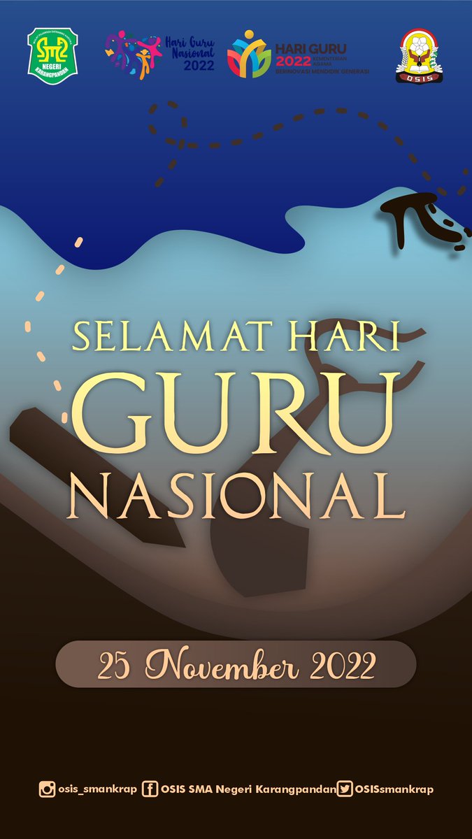 Selamat Hari Guru Nasional
25 November 2022