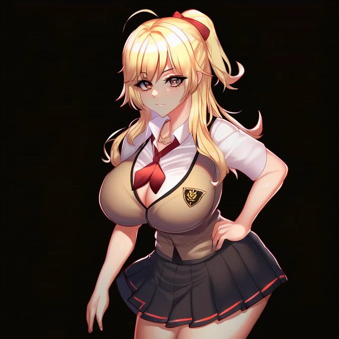 さる紳士から「big breastはBANワードだけど、big chestなら許されているよ」という紳士的なご助言を頂戴しました!ありがとう、紳士!!#Nijijourney #AIart 