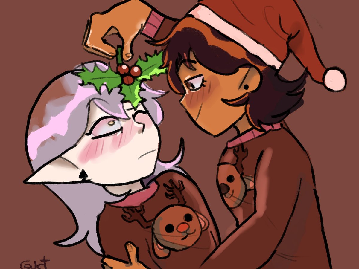 Cu3utteSint's tweet photo. dios ya vuele a navidad🎅🤘 -   bueno me voy por unos días i ya somos 40 gracias :D  enserio les agradezco 🛐🛐 #TheOwlHouseSeason3  #Lumityfanart https://t.co/89cuUbNMm2