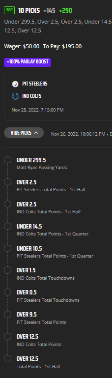 100% profit boost thanks to <a href="/DKSportsbook/">DraftKings Sportsbook</a>