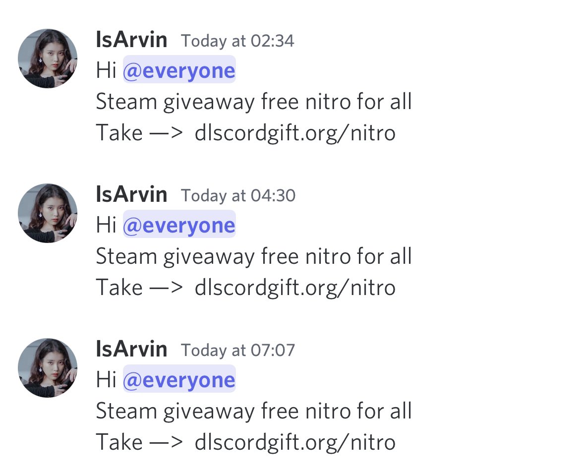 arvinzjc's tweet photo. Oh DAMN! Who's hacking my discord account??? https://t.co/Vth5sPWt2x