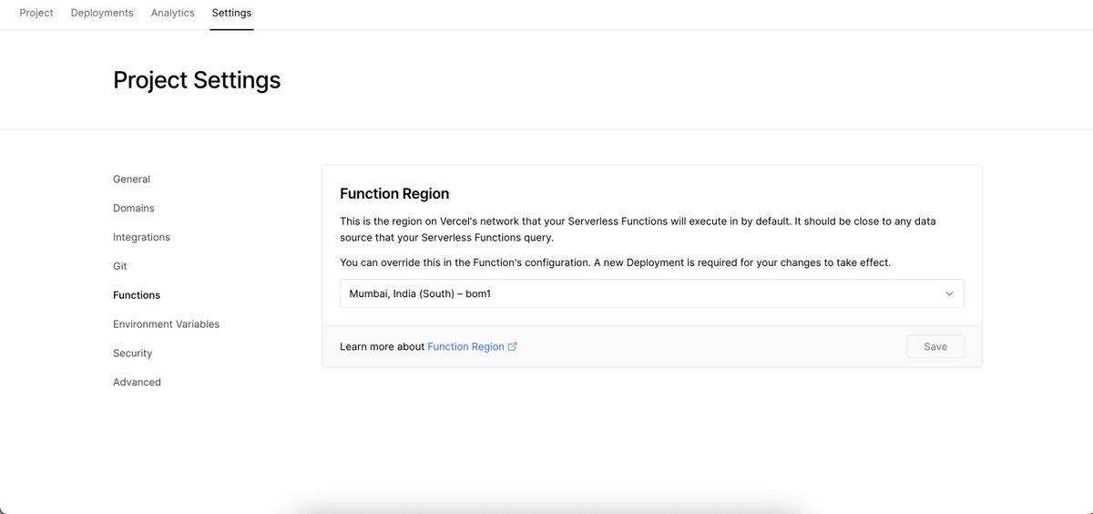 nishanbende's tweet image. TIL - make sure to put @vercel&apos;s function region the same as your DB&apos;s. This improved the performance by almost 4x 🤯 
journey-planner.vercel.app