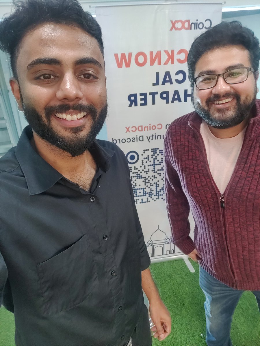 harsh_varma15's tweet photo. Shoutout to @shauryauniverse and @CoinDCX  for organizing meetups in Lucknow, and connecting the web3 community in the city. Congratulations to @rachitmagon for building a great product @airlyftone @kyteone, it was nice knowing your journey. #CoinDCXLucknow https://t.co/NdNBScoogG