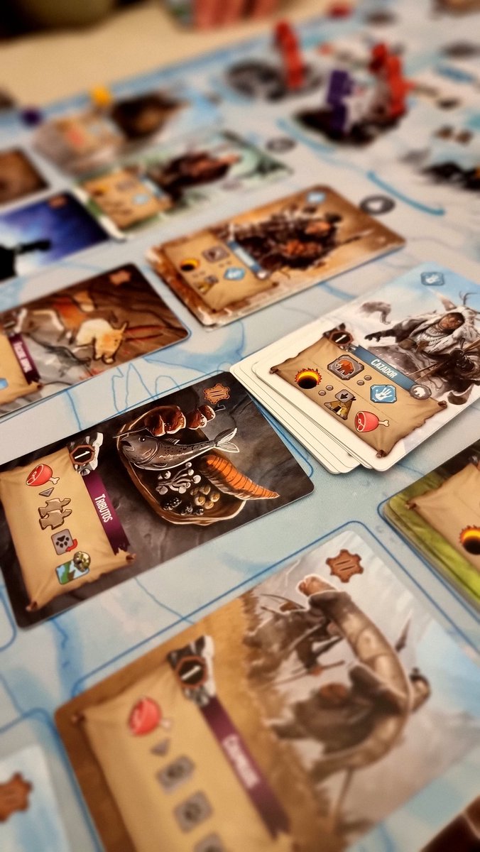 Boardgame4F's tweet photo. ¡Gran sorpresa la de #EndlessWinter de @Tcgfactory! Entramos por KS por su temática y producción y nos ha encantado por sus múltiples mecánicas (además nos encanta gestionar trabajadores) y la variedad de caminos a la victoria. ¡Compra recomendada sí o sí con expansiones!  🦣🦣 https://t.co/bcuH3DDThM