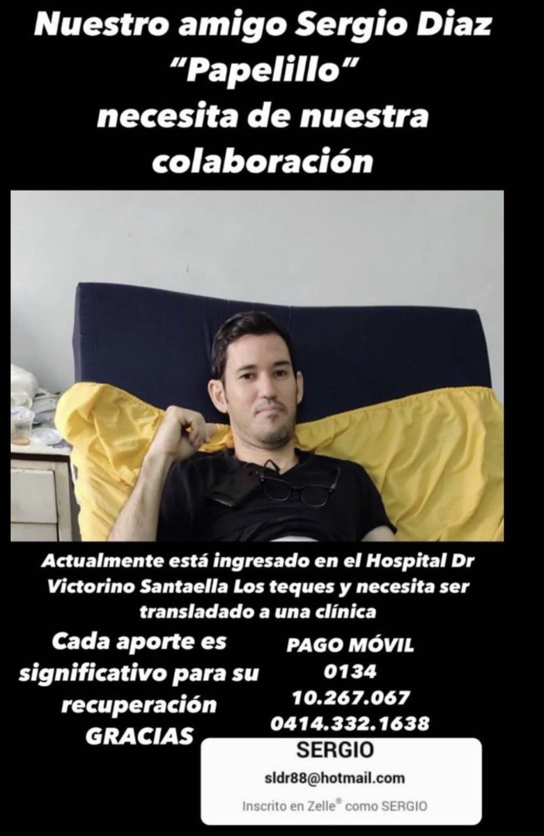 ConotoLlanero's tweet photo. Dos grandes amigos míos de Calabozo, trabajadores, honestos; no están bien de salud, nos necesitan. El que pueda colaborar, bienvenido sea. Y el que no, con un RT🔁 también ayuda. 

Que Dios me los bendiga🙏🏼 #DiosEsBueno https://t.co/9oVmjYJMxD
