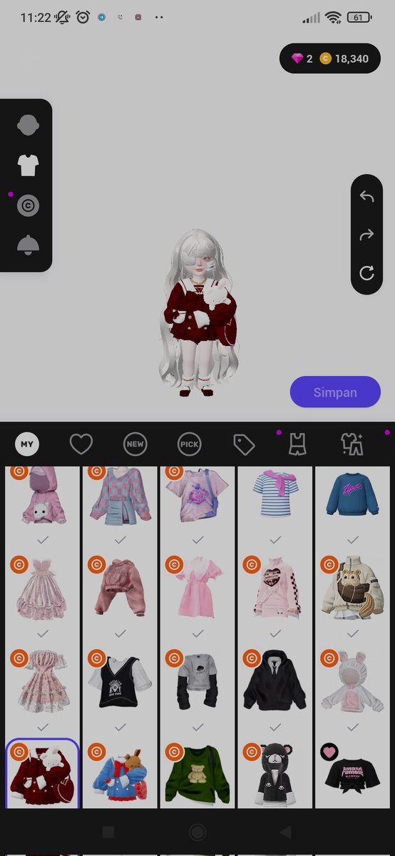 [Help RT Please]

WTS AKUN ZEPETO

- 2 zems &amp; 18k coins 
- Banyak item cr 
- free oplas 2x di @Neiophyte
- free 1 acc rg untch

price: 32k [dana, qriss, gopay, ovo]

Details ada di bawah
#zonaba #zonauang #zonajajan #ZEPETO