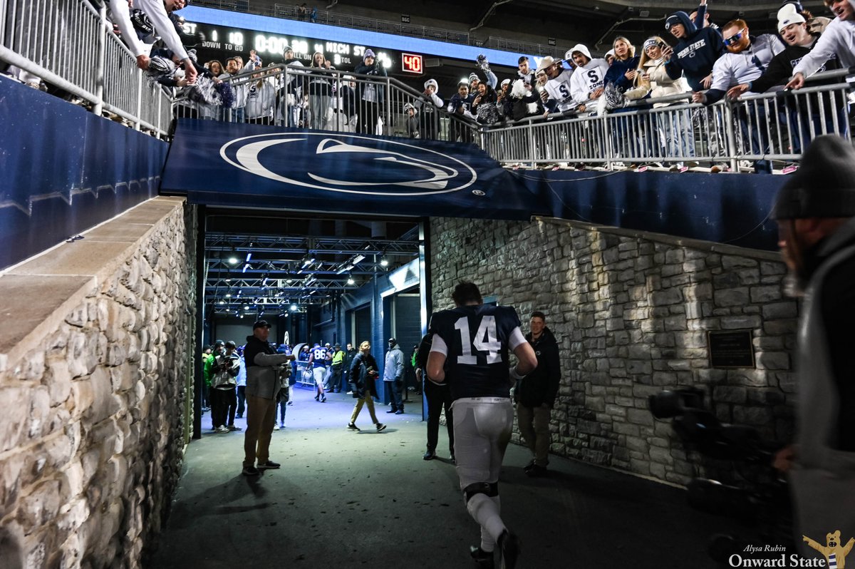 OnwardState's tweet photo. Two 10-win seasons. At least one NY6 bowl victory. Most passing yards in school history. Highest completion percentage in school history.

Thank you, 14. Penn State Legend. https://t.co/vVRu7ilyKq