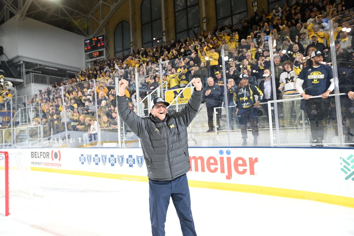 umichhockey's tweet photo. It's Great to Be A Michigan Wolverine!

@UMichAthletics @UMichFootball https://t.co/HbuYvPLX5A