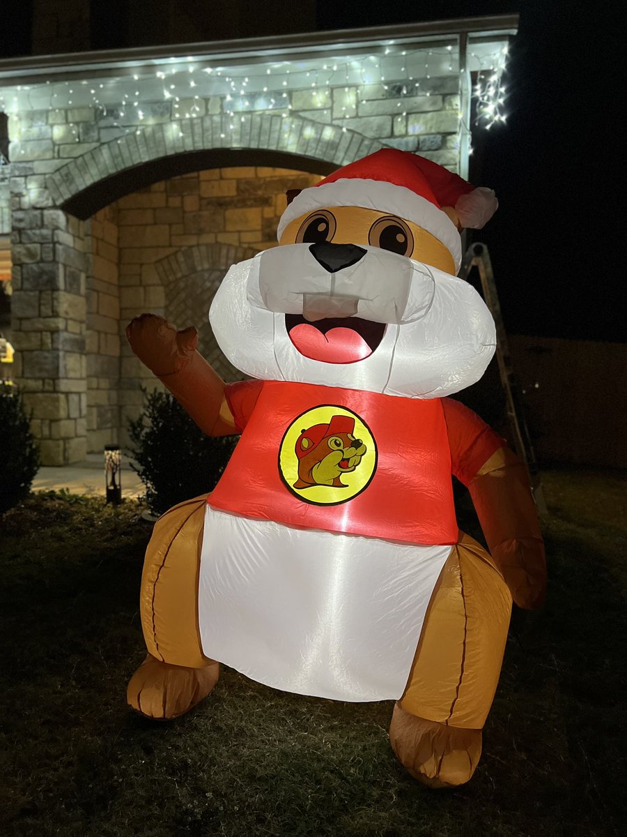 Getting in the holiday spirit with <a href="/bucees/">Buc-ee's Beaver</a>
