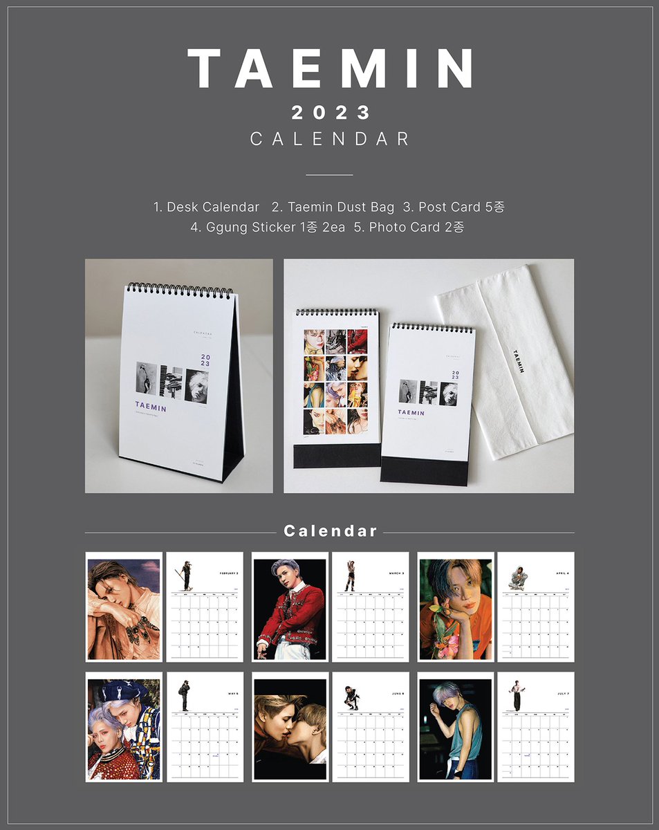 toko offline di majalengka on Twitter "PRE ORDER TAEMIN 2023 Calendar