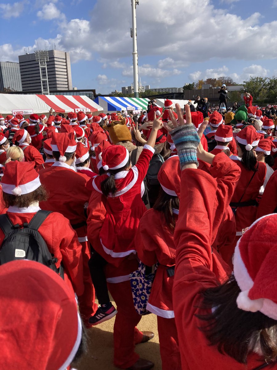 #サンタになってみた2022
#サンタラン
#大阪グレートサンタラン
#osakagreatsantarun
#osakagreatsuntarun2022
#santarun
3年ぶり！