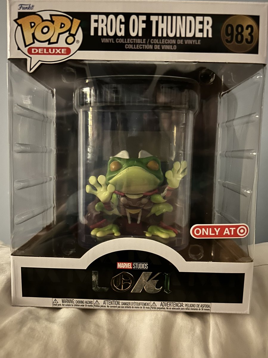 geeksplusmedia's tweet photo. Picked this fella up today!
#Loki #Throg #FrogofThunder #FrogThor #Thor #MarvelStudios #Marvel #DisneyPlus https://t.co/10dXUVuYp6