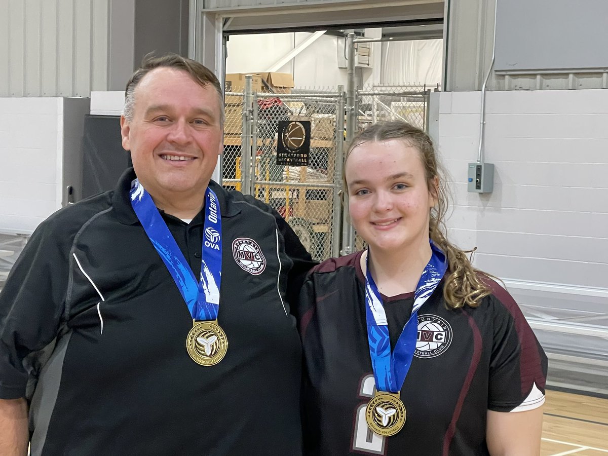 ddrewd25's tweet photo. Back in action with this crew of amazing girls at their first @ova_updates 15U tournament of the season and MVC Vesuvius comes out Golden! #climbhigher @VolleyballMVC https://t.co/Dj5rrf2OR7