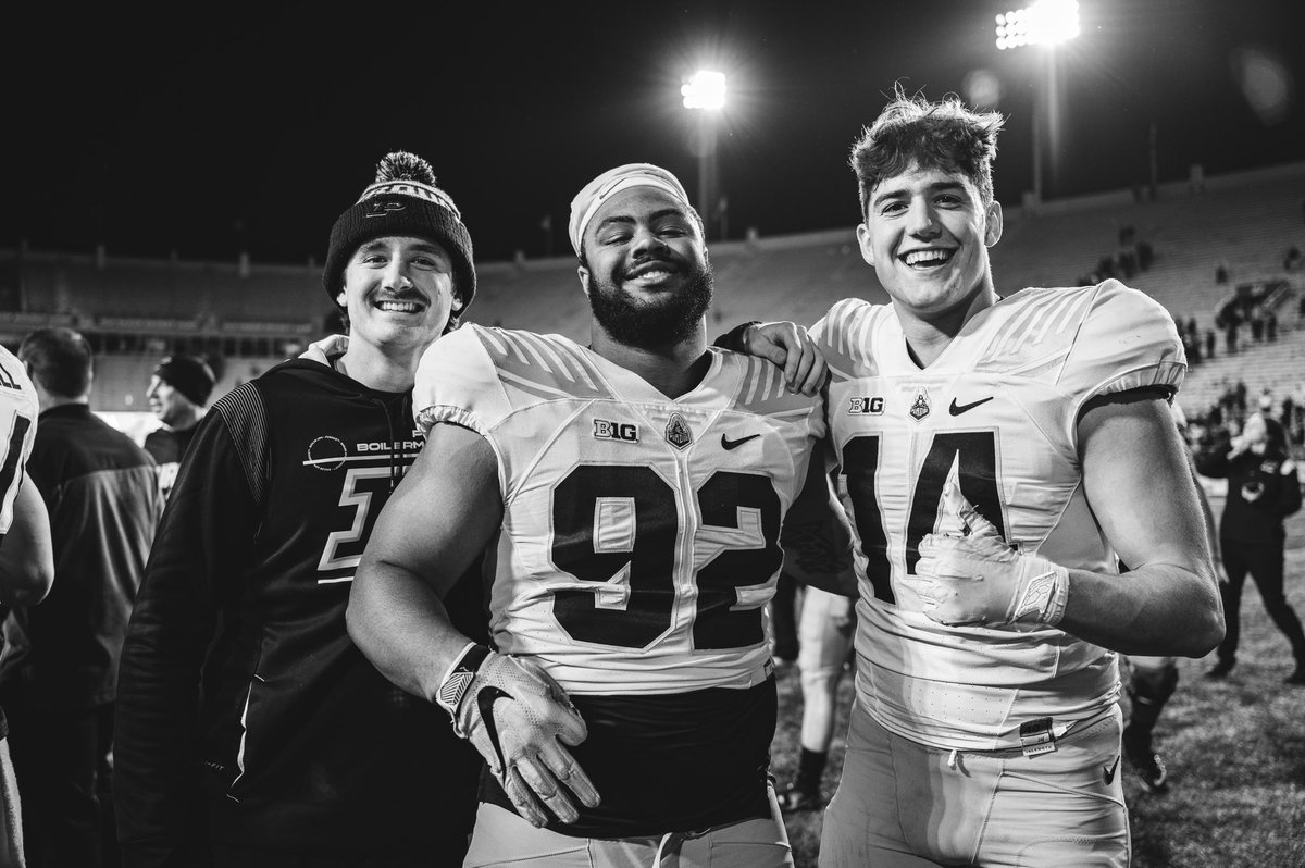 Some pretty happy @WLfootballRDP alum down in Bloomington after they helped @BoilerFootball win the the Old Oaken Bucket and the @bigten West Division! #RDP #BoilerUp