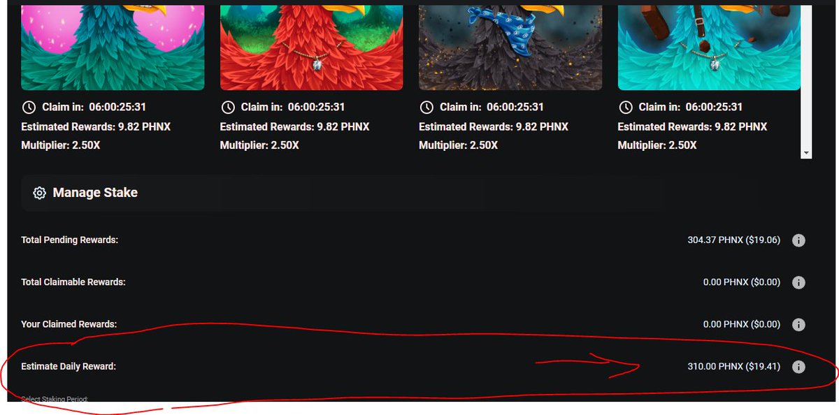 🔥NFTs with real utilities🔥 @phenixfinance 
✅Staking System Live : 
✅You get 1 mystery box per NFT per week
✅I make around 20 dollars per day (proof below)

Join Discord:discord.gg/phenix
Mint ur NFT: app.phenix.finance/drops

#Polygon #NFTCommmunity #PolygonNFTs #MATIC