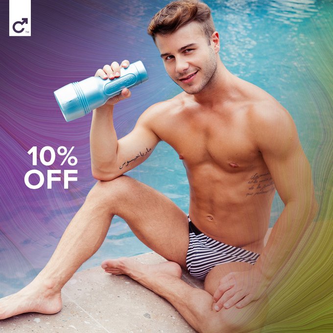 Celebrate the birthday of @Reyallenking all month long with 10% off his Fleshjack and dildo! Only at