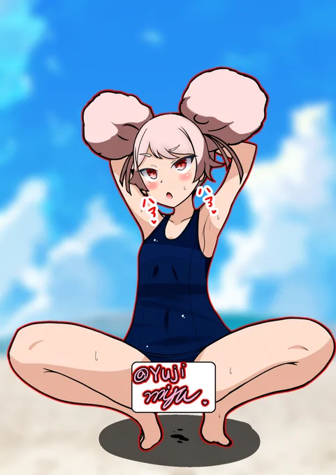 落書きッ!スクワットをするチュチュ先輩ッ! #水星の魔女 #落書き  