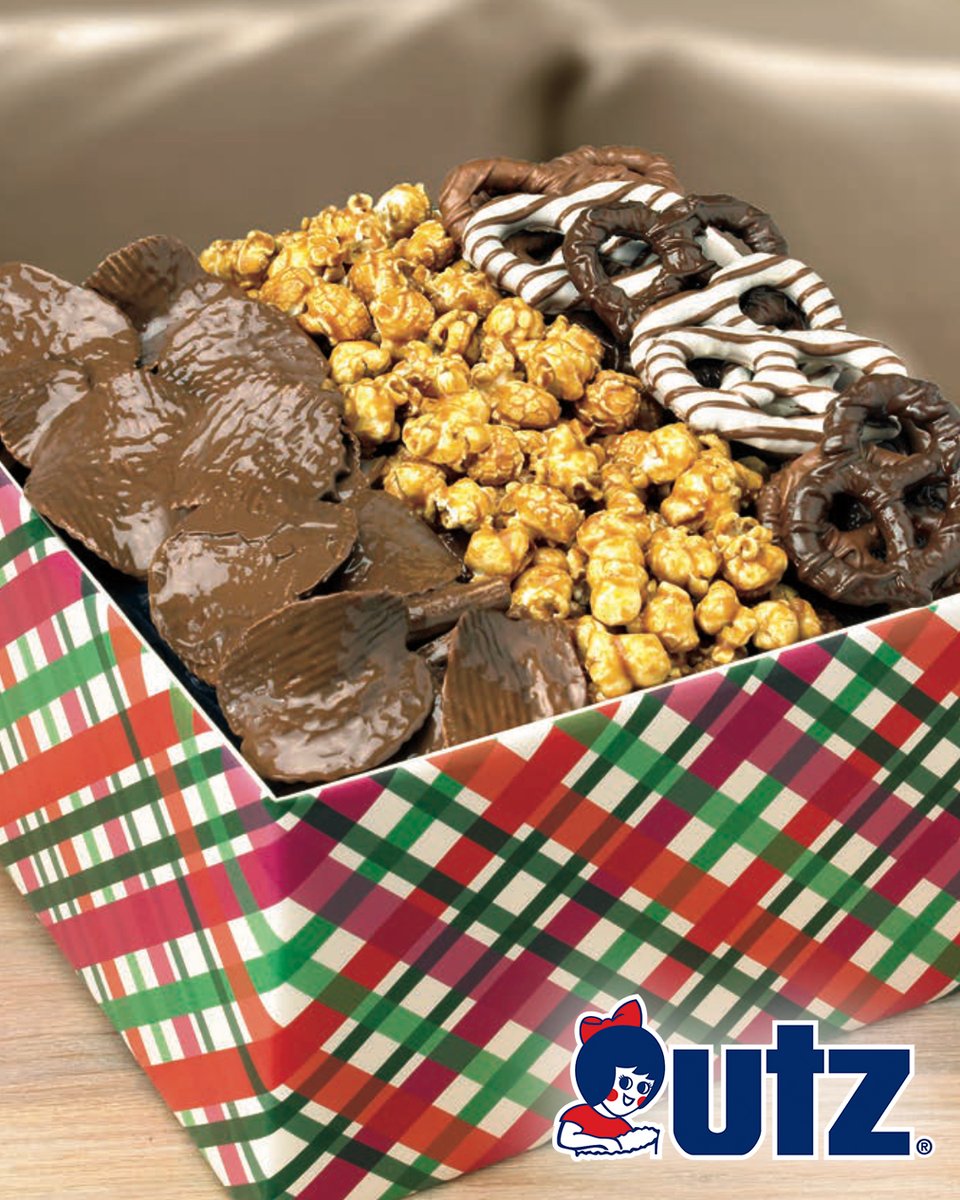 What do you do when you can’t pick just one sweet or salty snack to order? You get our seasonal Utz Chocolate Variety Sampler Gift Box! Shop this box and all our other snacks here fal.cn/3tWPW with FREE SHIPPING on your order over $25!