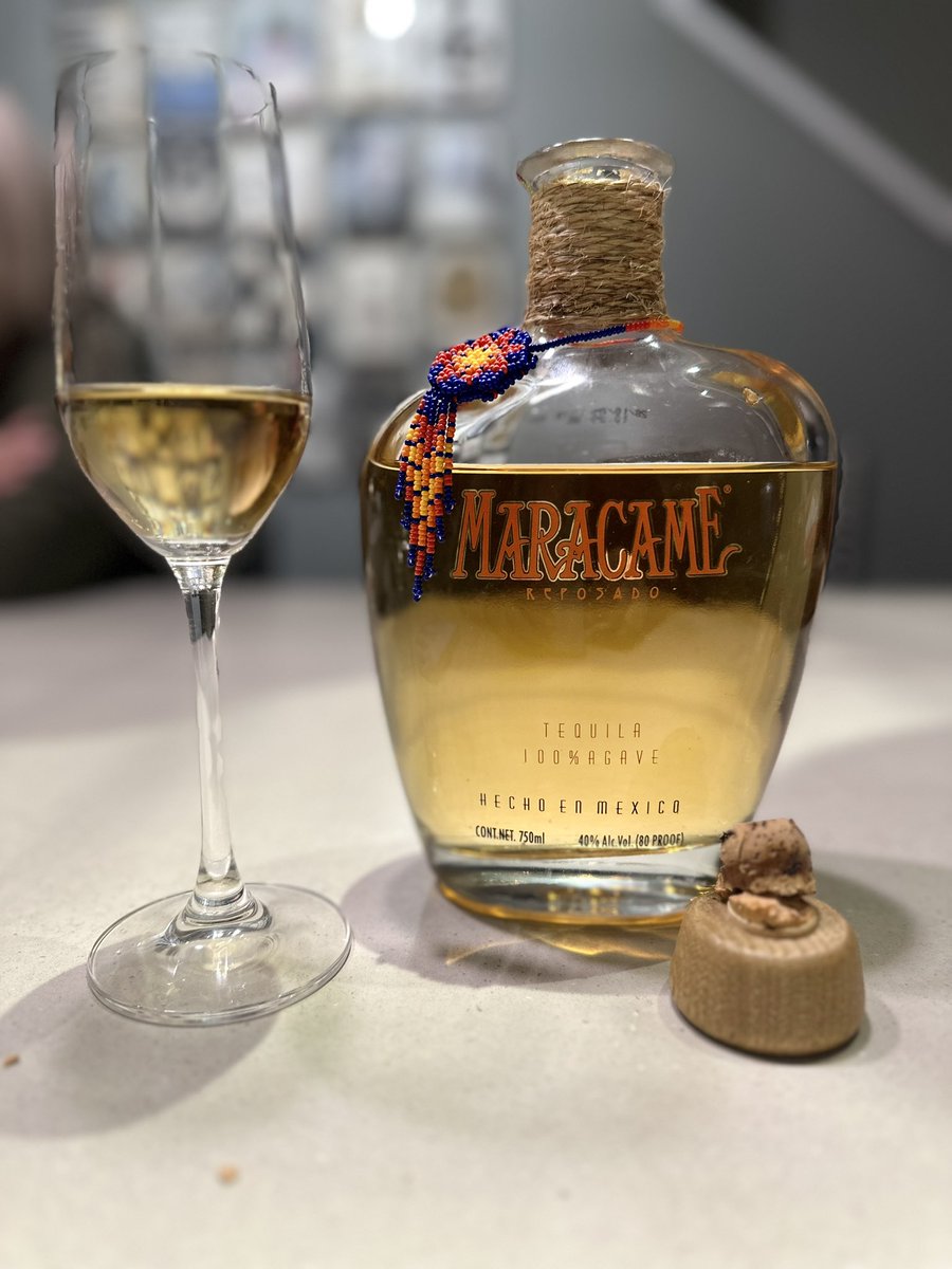KWD_82's tweet photo. Broke open a beautiful bottle of @MaracameTequila that we got in Tulum back in 2009. Merry Christmas & salud. 🥃 #tequila #maracame #reposado https://t.co/AAExnA6vc2