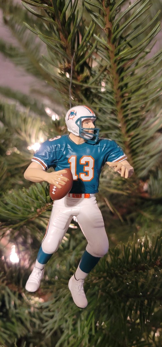 AbramRoley's tweet photo. A Christmas gift from my grandmother 30+ yrs ago. @DanMarino still hangin' around... https://t.co/5rXvER00oz