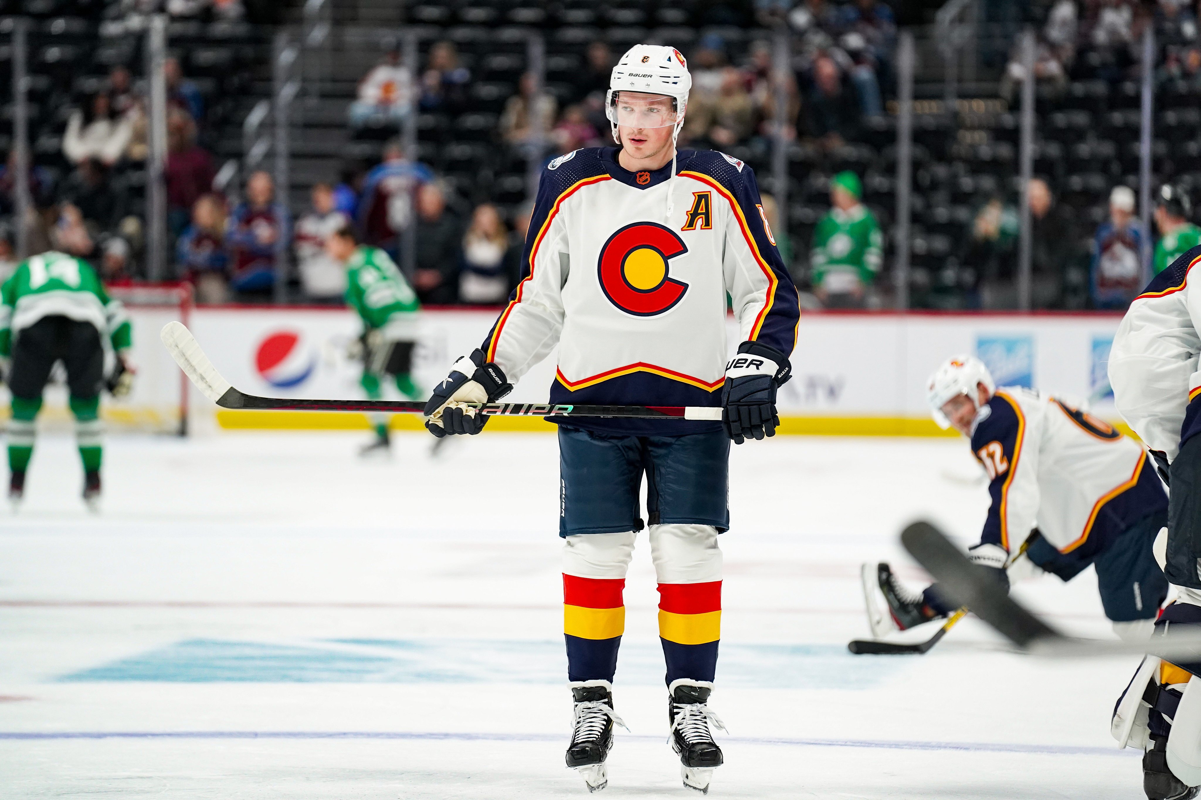 NHL on X: New threads, who dis? 🤩 These @Avalanche #ReverseRetro jerseys  pay tribute to its home state by incorporating colors of the Colorado flag  while reintroducing the original jersey design donned