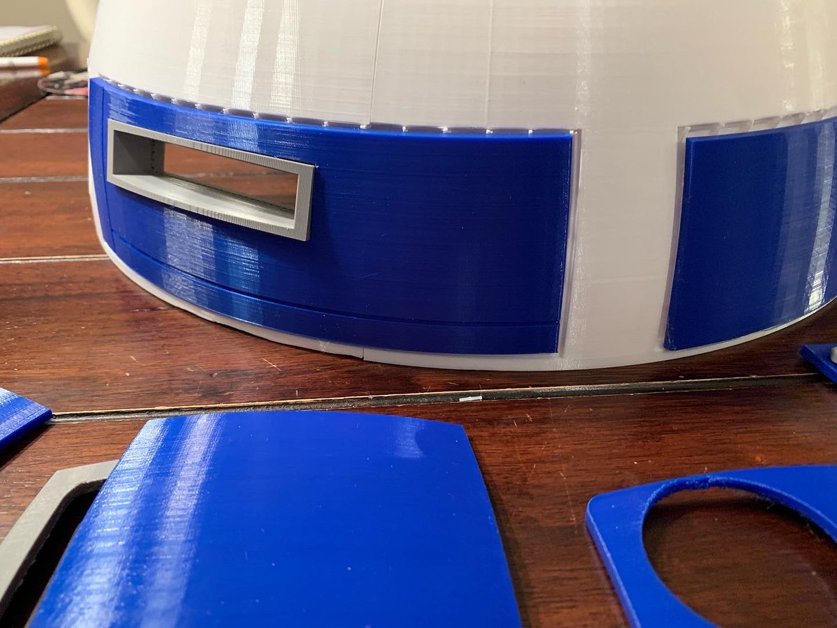 heyanctil_pui's tweet image. Building R2D2! Lower dome almost done. Starting to looks like something familiar 😍
#3Dprinting
#buildingrobots
#r2d2
#starwars