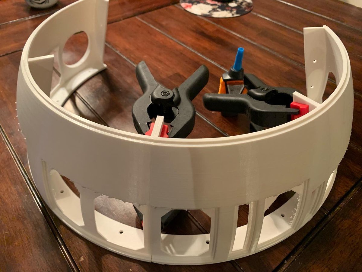 heyanctil_pui's tweet image. Building R2D2! Lower dome almost done. Starting to looks like something familiar 😍
#3Dprinting
#buildingrobots
#r2d2
#starwars