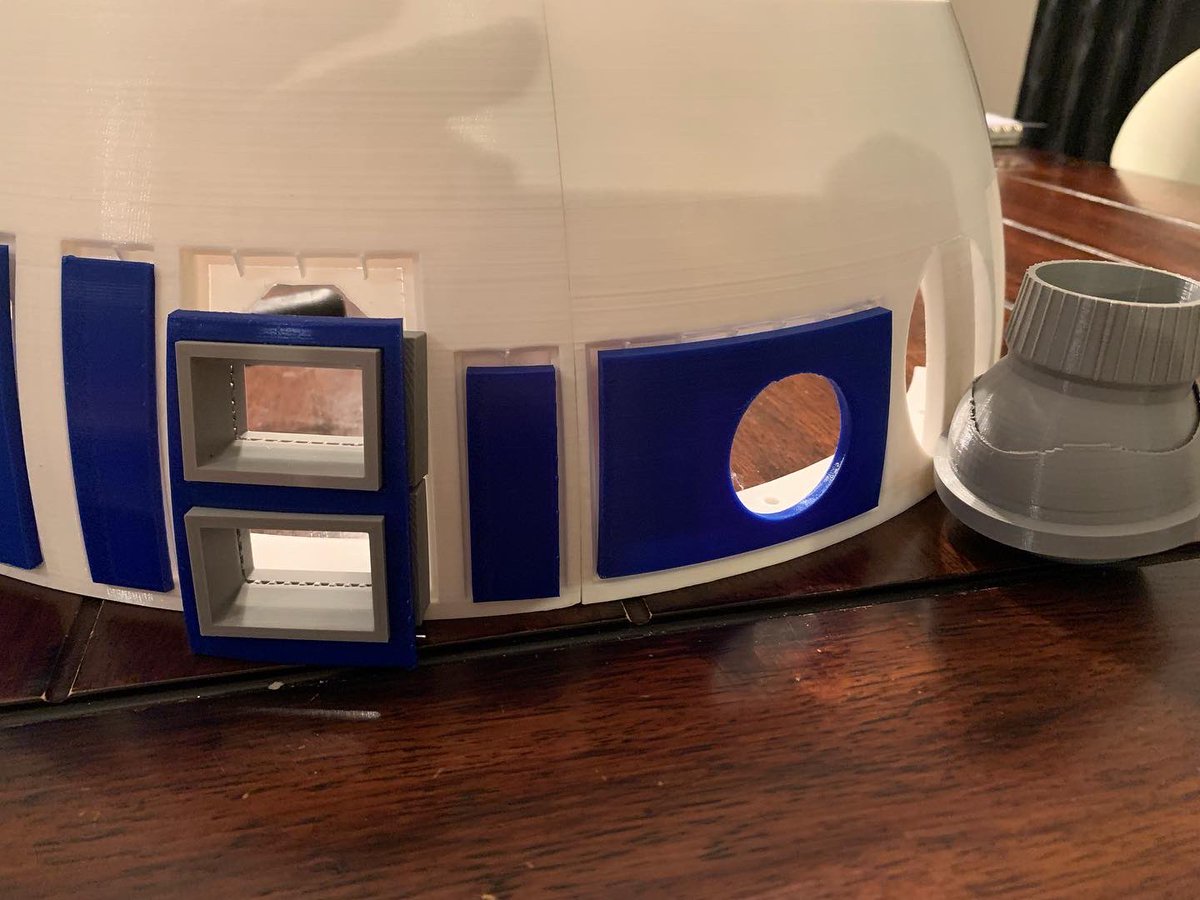 heyanctil_pui's tweet image. Building R2D2! Lower dome almost done. Starting to looks like something familiar 😍
#3Dprinting
#buildingrobots
#r2d2
#starwars
