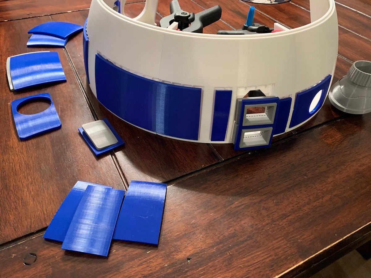 heyanctil_pui's tweet image. Building R2D2! Lower dome almost done. Starting to looks like something familiar 😍
#3Dprinting
#buildingrobots
#r2d2
#starwars