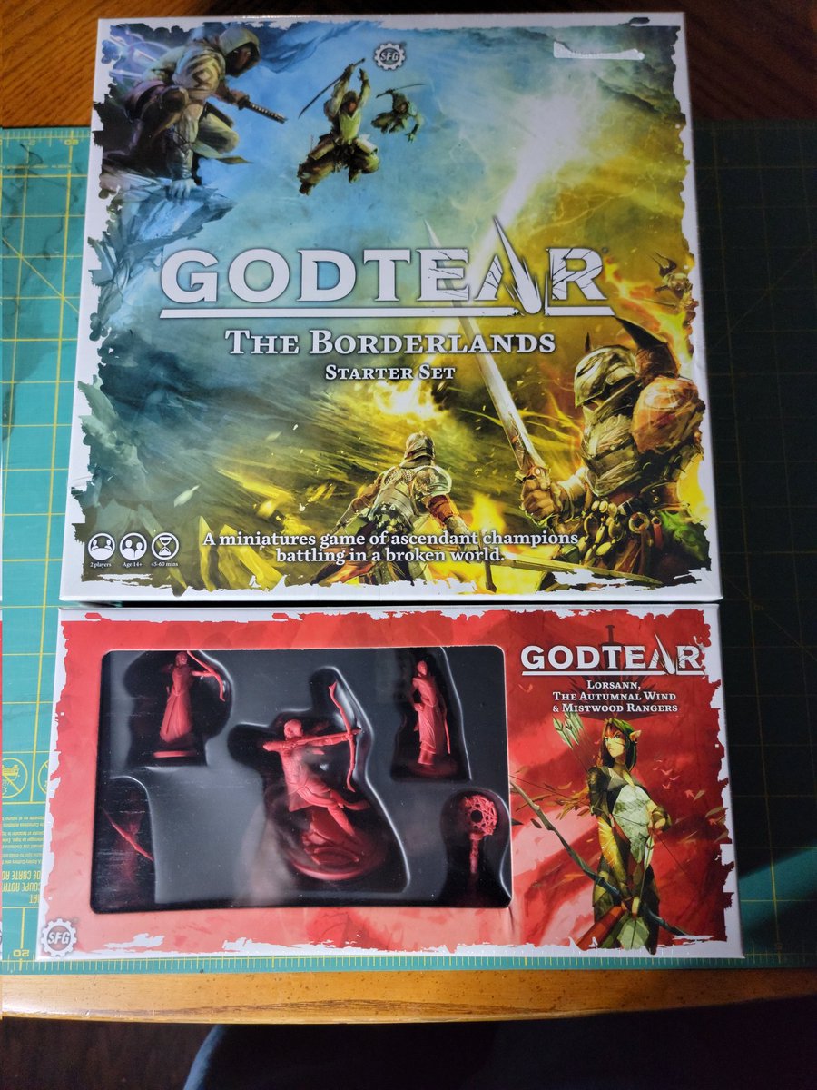 New project.... and this is only half of the purchase ... <a href="/Real_Elkstra/">Elkstra</a> and I have some work to do :) Game and minis look great though. #miniaturepainting #miniatures