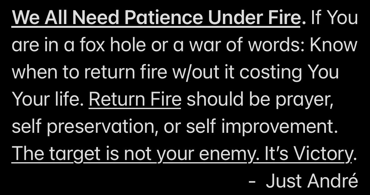 JustAndre247's tweet image. #dréisms #returnfire #victory #beblessed