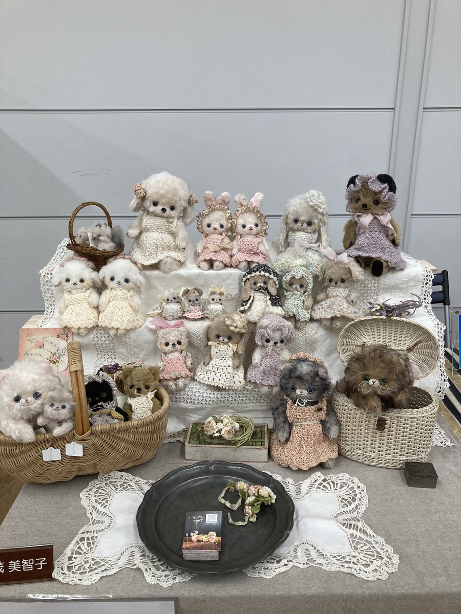 テディーベア作家、加茂美智子／Kamoの手作りの可愛いクマです