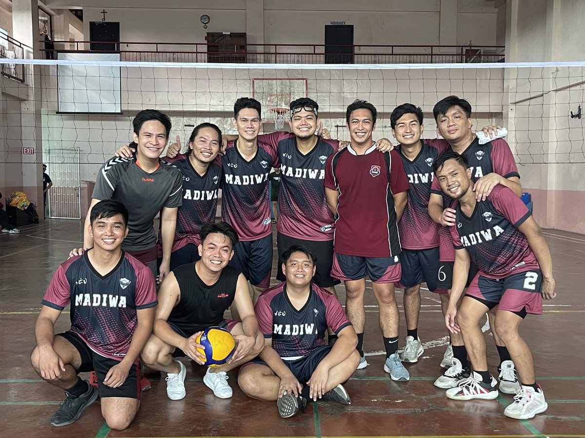 WvsuMsc's tweet photo. UPDATE
DAGITAB MVT keeps their Finals hopes alive after winning against MADIWA.
25-18
25-13
POG:
Del Corro 7pts
Cabrera 7pts
#Hinampang2022
#Going8Bit https://t.co/EubT2K6nOR
