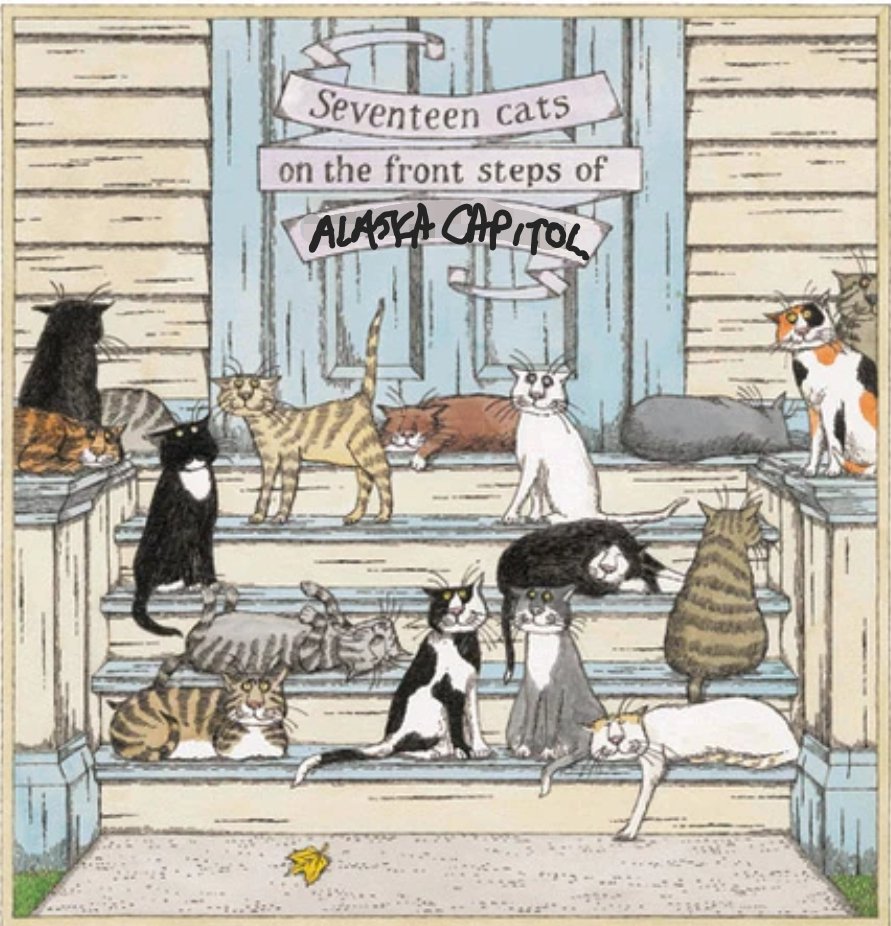 The Alaska Legislature But As Cats tweet media