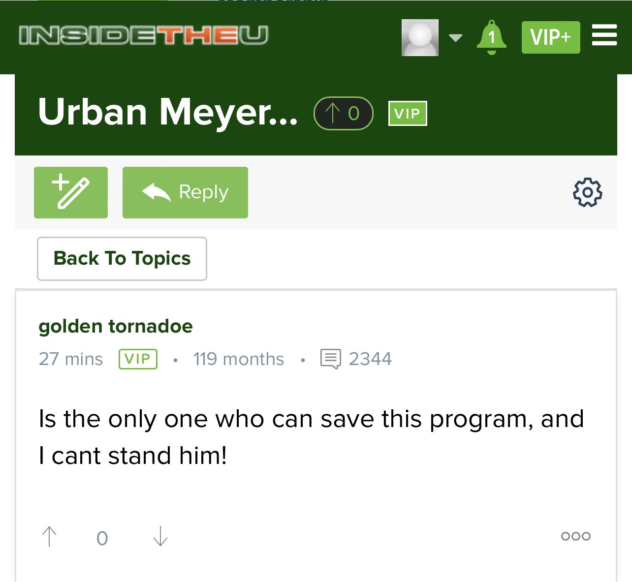 Message Board Geniuses on Twitter "Miami fans have reached the “let’s