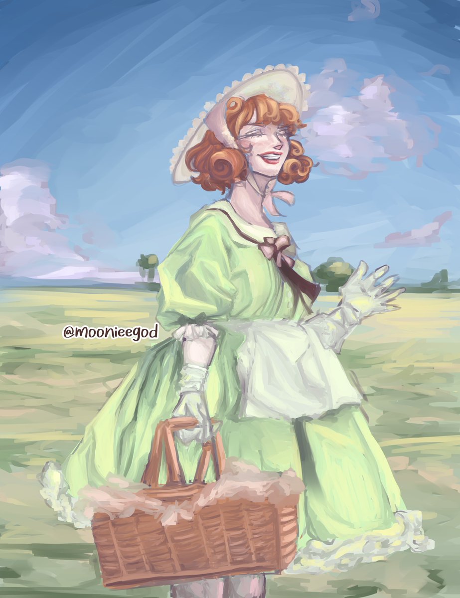 moonieegod's tweet image. old '50 lady  (pd: se que esto no lo va ver nadie seguramente, pero quería compartir un poco de mi progreso mientras intento entender teoría del color JSDJA)
#sketch #colourpractice  #illustration #csp #coloring