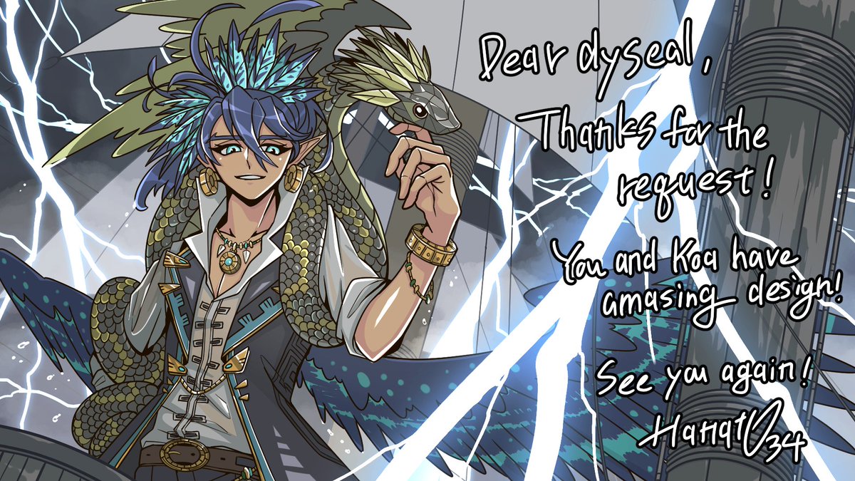 dysealSays's tweet photo. With your first mate you can weather the toughest of storms.
Art by @hanato34
#vtuberuprising #VtubersEN #dydrawn https://t.co/0x5ubk4fMO