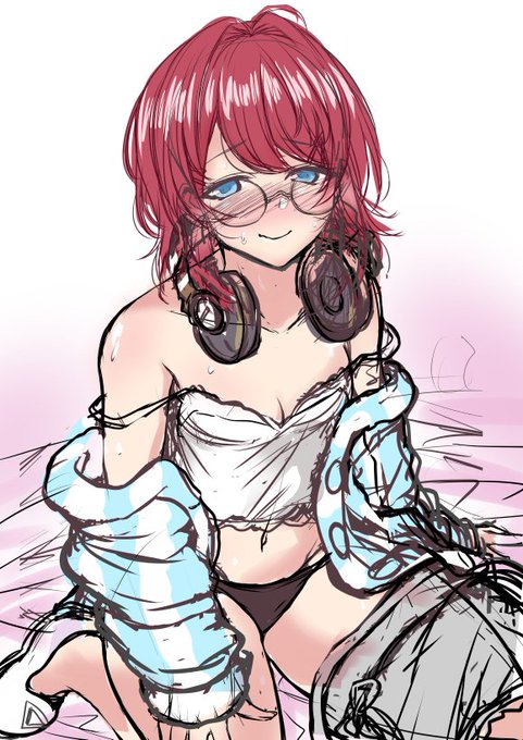 新衣装のアンジュさん、可愛い
寝起き直後みたいな感じで好き 