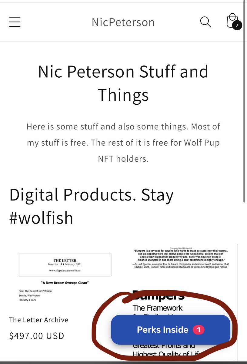 PeterNicson's tweet photo. Connect your wallet. You have a @WolfDenLabs  #wolfpupnft it will drop everything to free on checkout

🐺 https://t.co/SPLqNiFDzz