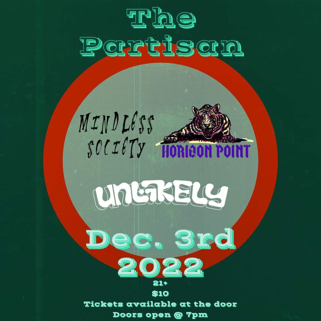 Yoooo we have a show in Merced next Saturday! We had an incredible time last time at The Partisan, let's do it again 😤😤