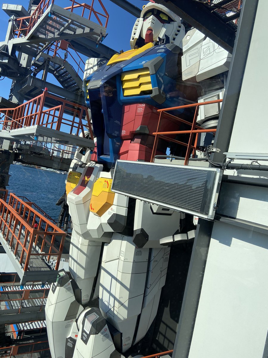 ガンダム来てる♡
＃横浜＃ガンダム