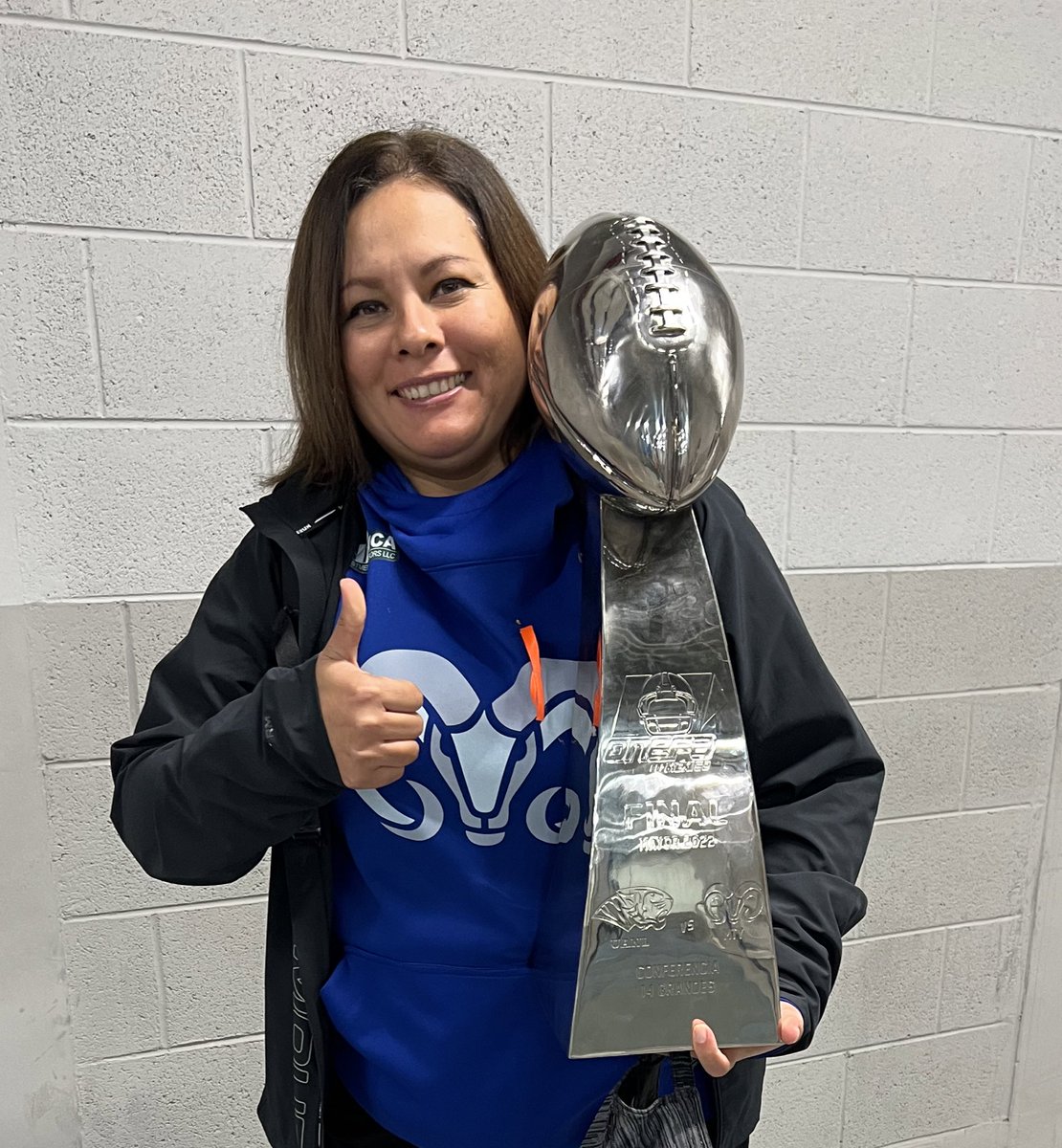 IamthezebraLJ's tweet photo. Confió y creyó en mí, me dió la oportunidad mi HC, para convertirme en la Primer Mujer Coach y Primera en Liga Mayor @OnefaOficial en ganar un campeonato @BorregosMty 2022
La historia se escribe en equipo 

@PabloViruega @mundodelovoide @Tercer_Cuarto https://t.co/z2r8JULvJQ