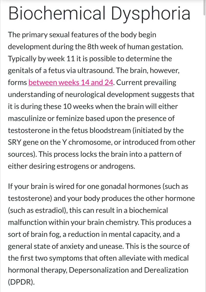 UmbraStorm's tweet photo. @haggins_bilbo @miabyte @SoSoMikaela Biochemical Dysphoria is an observable phenomenon that can be seen in the brains of many trans people. It's not common, but trans people only account for around 0.6% of the population, so it's hardly out of the question that a majority of trans people have this condition. https://t.co/nz1k25nwFC