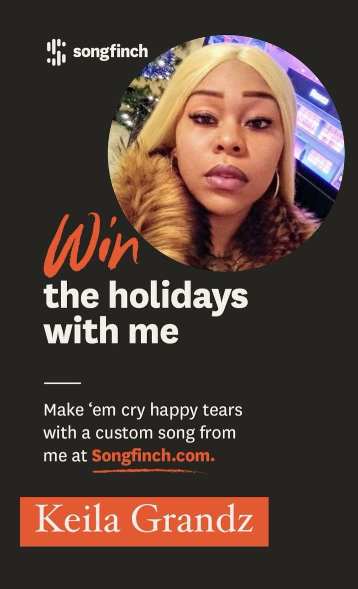 Let me help you give the perfect gift for the holidays🥰 book me now for your custom song!!! songfinch.com/artists/20475