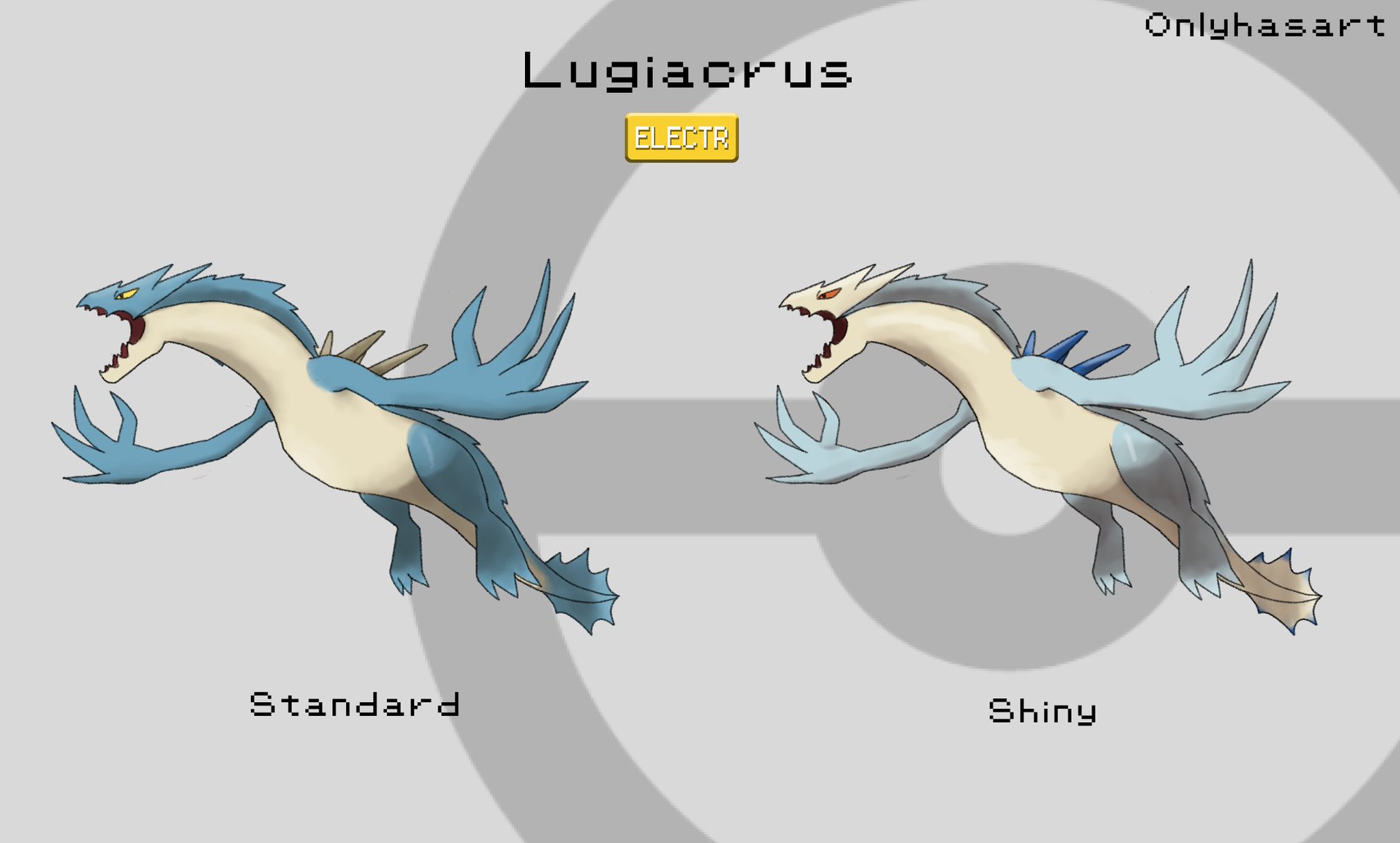 Onlyhasart On Twitter Pokemon Monsterhunter Fusions Again Lugia