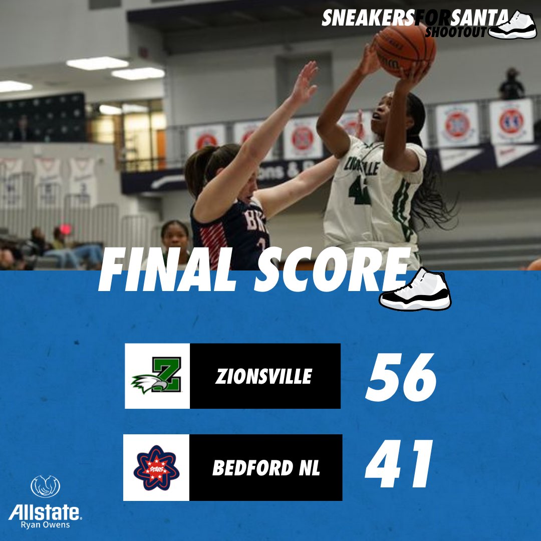 Sneakers4Santa's tweet photo. Final for the finale of the 2022 #Snkrs4Santa Shootout.

@ZionsvilleGBB outlasts @BNLAthletics1. https://t.co/u7egLCUgfI
