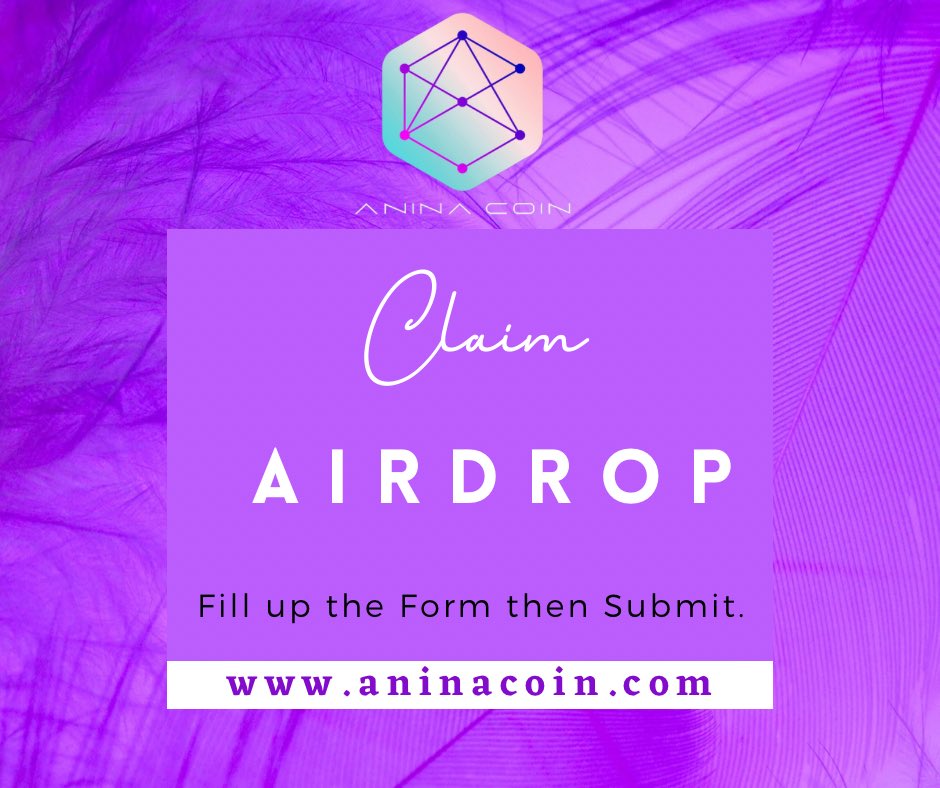 📌 VERIFY your Airdrop BSC Address
✅ Only first 1000 will be GAS FREE.

📝 SUBMIT 📝 
docs.google.com/forms/d/e/1FAI…  

#anina #aninana #ana #aninacoin #cryptocurrency