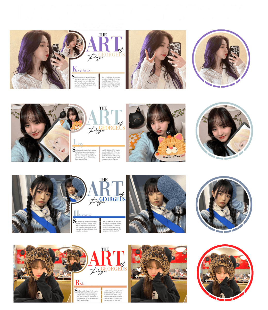 LOLLYPAGES's tweet photo. [ help rt please? thanks! ]

dear lovely friends ~ ♡
hari ini aku ada bawa layout ready stock idol gg! price 2.500/EACH yap! kalau kalian take +2 free wording simple bio ⸜(｡˃ ᵕ ˂ )⸝ get ava png only 💗 kalau ada yang nyantol bisa langsung dm aku! 🧺

#zonauang #zonajajan https://t.co/mFXltH6llz