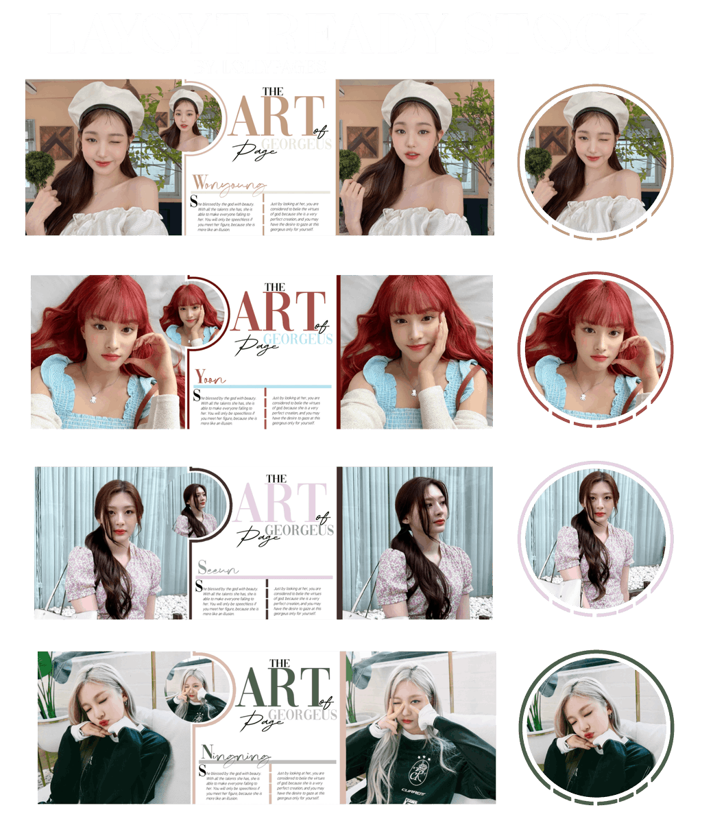 LOLLYPAGES's tweet photo. [ help rt please? thanks! ]

dear lovely friends ~ ♡
hari ini aku ada bawa layout ready stock idol gg! price 2.500/EACH yap! kalau kalian take +2 free wording simple bio ⸜(｡˃ ᵕ ˂ )⸝ get ava png only 💗 kalau ada yang nyantol bisa langsung dm aku! 🧺

#zonauang #zonajajan https://t.co/mFXltH6llz